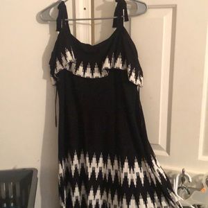 Black and white dress